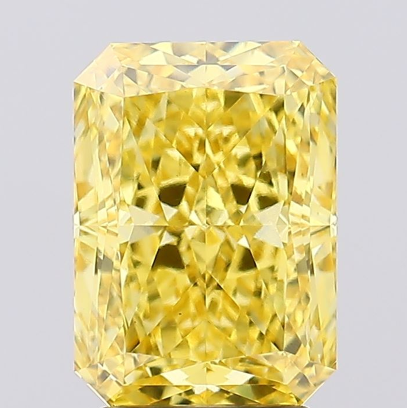 3.33 Carat Radiant Fancy Yellow Lab Diamond – VS1 Clarity, IGI Reported, Sustainable Luxury Gem for Custom Rings or Fine Jewelry