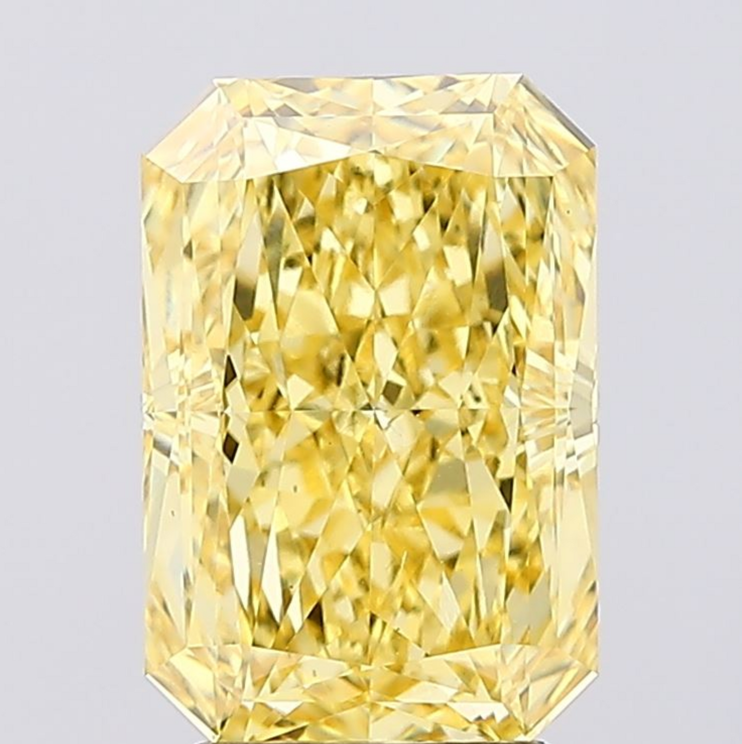 3.35 Ct Radiant Cut Fancy Yellow Lab-Grown Diamond, VS1, IGI