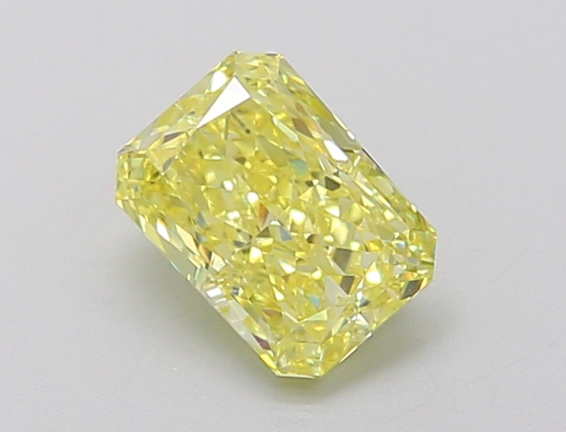 1.07 CT Emerald Cut Fancy Color Lab Grown CVD Diamond VVS2 IGI Certified | Lab Created Diamond for Rings