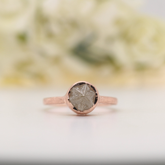 Embrace the Raw Beauty Irregular Cut Loose Rough Diamond Rings - JayKrishna Diamond