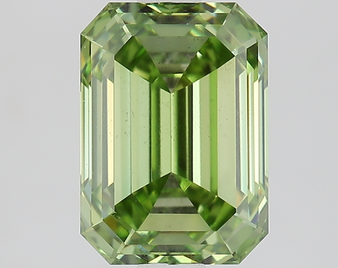 2.11 Carat Emerald-Cut Lab-Grown Green Diamond – IGI Certified Ethical Gemstone for Custom Jewelry