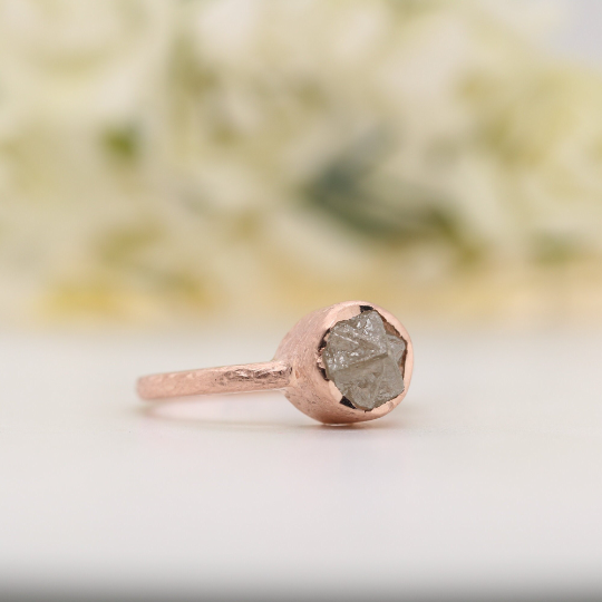 Embrace the Raw Beauty Irregular Cut Loose Rough Diamond Rings - JayKrishna Diamond
