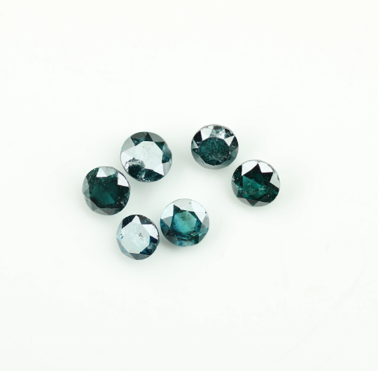 0.82 CT Blue Rose Cut Natural Loose Diamond For Making Jewelry - JayKrishna Diamond