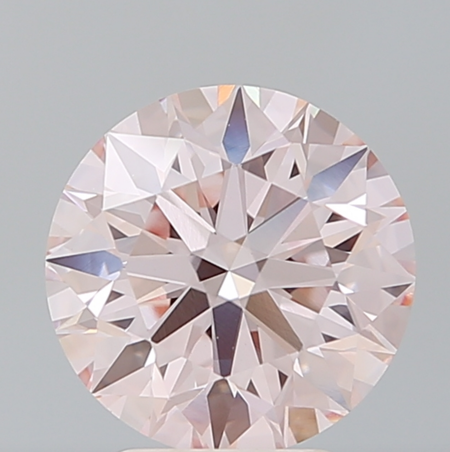 3.04ct Round Fancy Pink Lab Diamond IGI VVS2 Ethical Gem