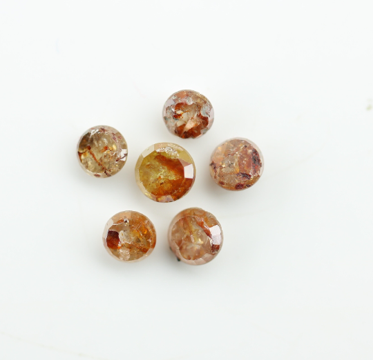 1.97 CT Red Rose Cut Treated Loose Diamond For Engagement Bracelet - JayKrishna Diamond