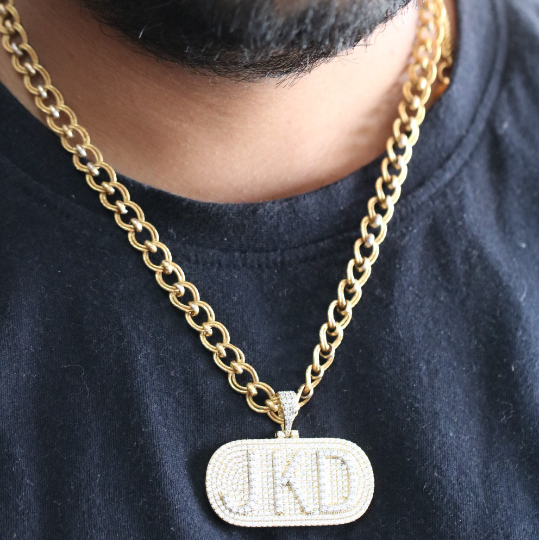 Real 925 Silver Customize Pendant for him 1.60 MM Millie Hip Hop Pendant - JayKrishna Diamond