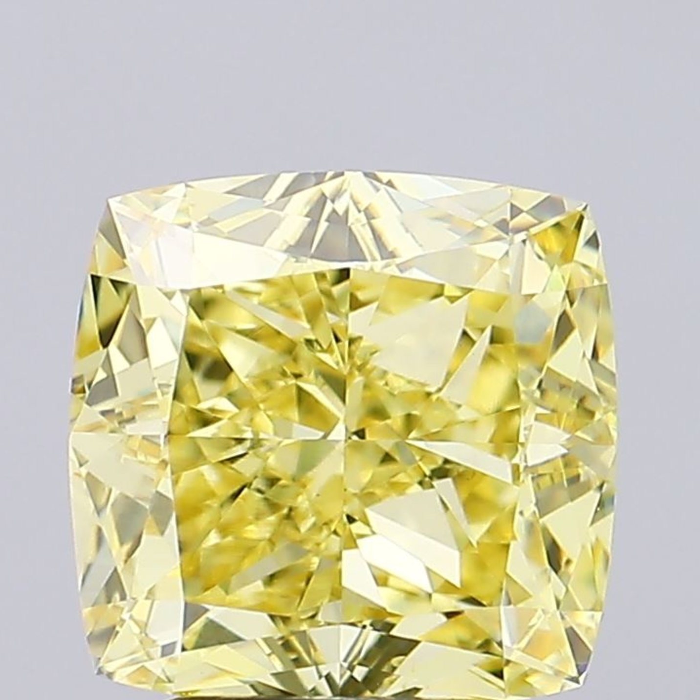 3.20 Carat Cushion Fancy Yellow Lab Diamond – VS1 Clarity, IGI Certified Ethical Gem for Engagement Rings or Bespoke Jewelry