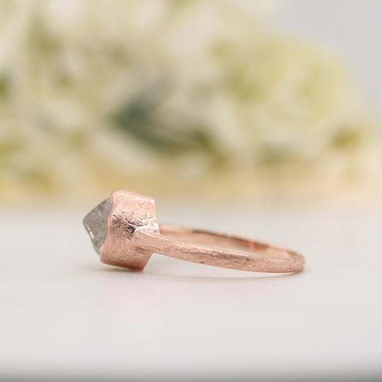 Embrace the Raw Beauty Irregular Cut Loose Rough Diamond Rings - JayKrishna Diamond