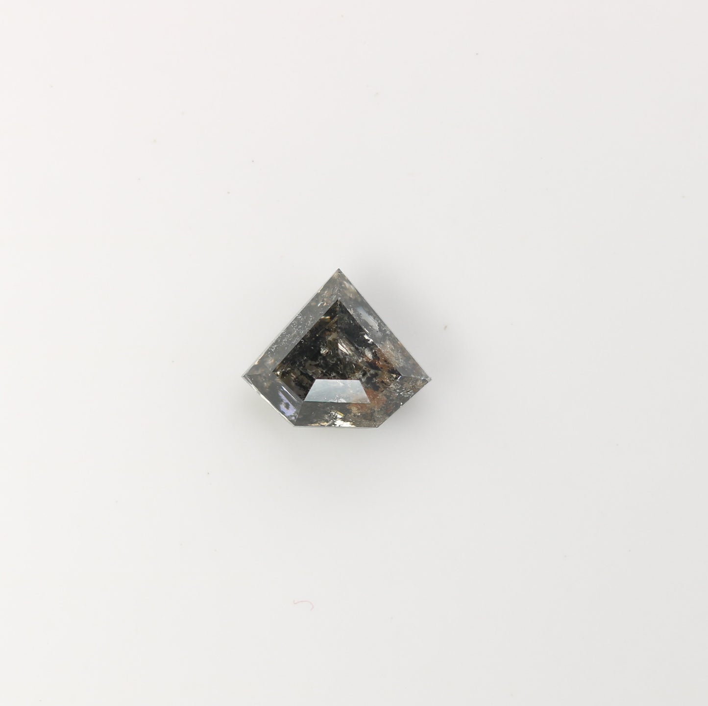 0.91 CT Natural Grey Galaxy Geometric Shape Salt And Pepper Diamond - JayKrishna Diamond