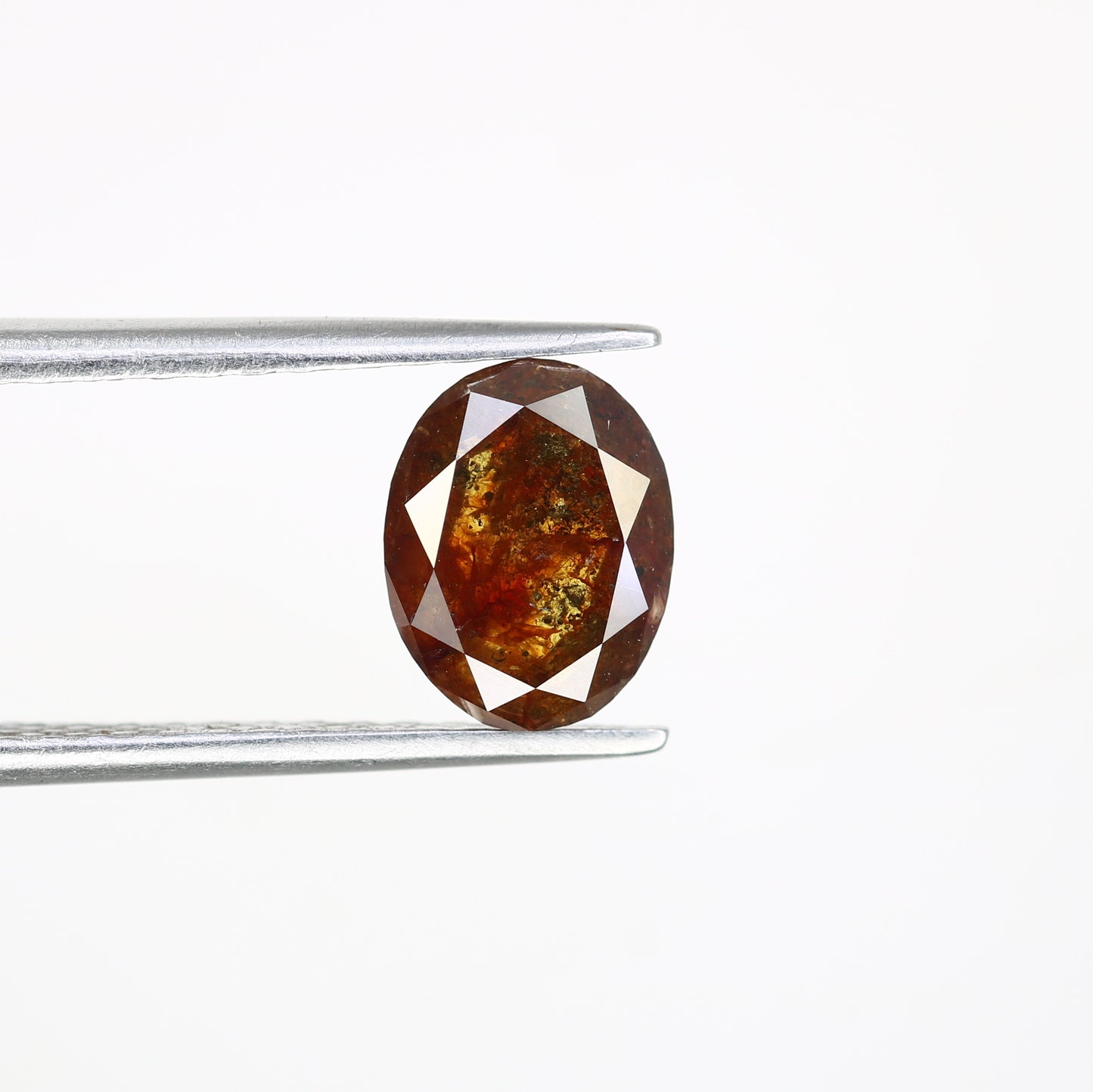 1.70 CT Brown Oval Shape Loose Diamond For Engagement Ring - JayKrishna Diamond