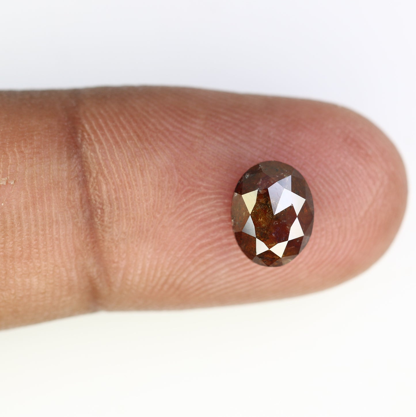 1.70 CT Brown Oval Shape Loose Diamond For Engagement Ring - JayKrishna Diamond
