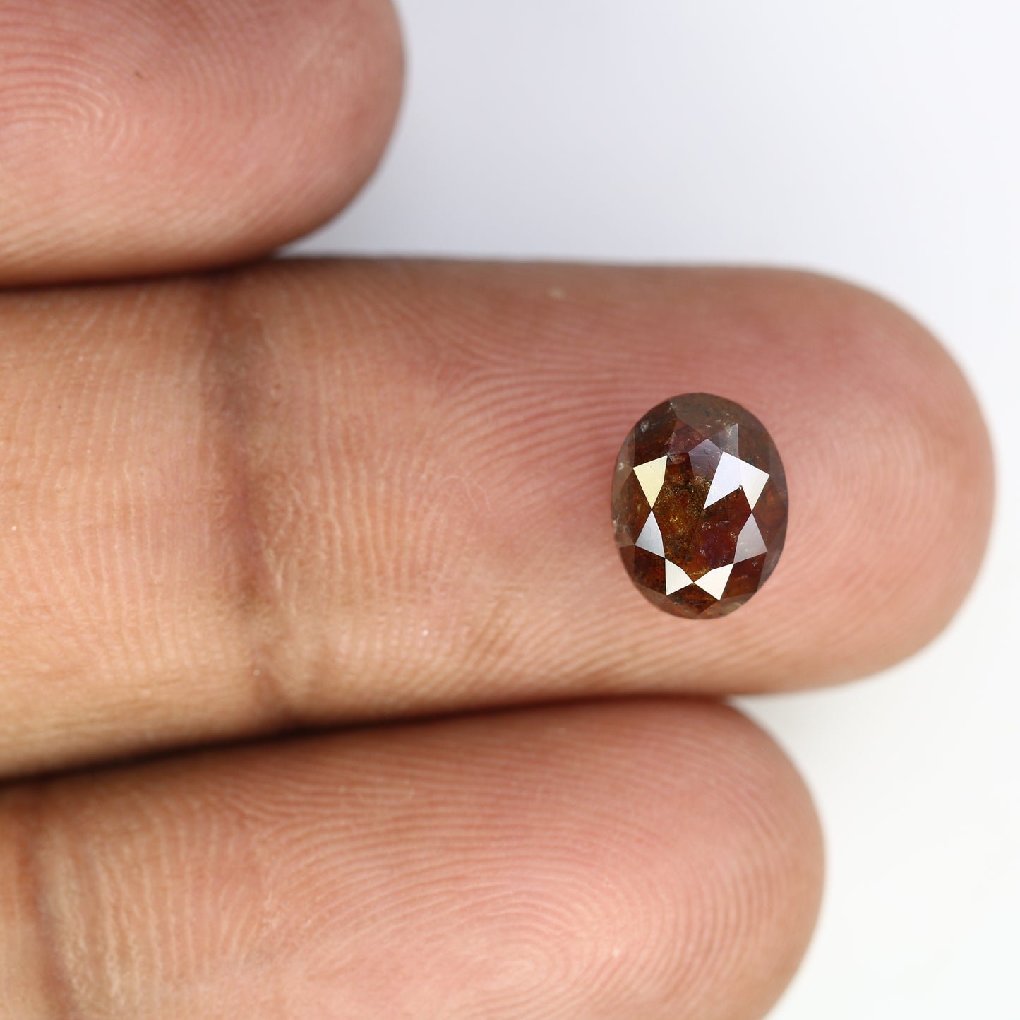 1.70 CT Brown Oval Shape Loose Diamond For Engagement Ring - JayKrishna Diamond