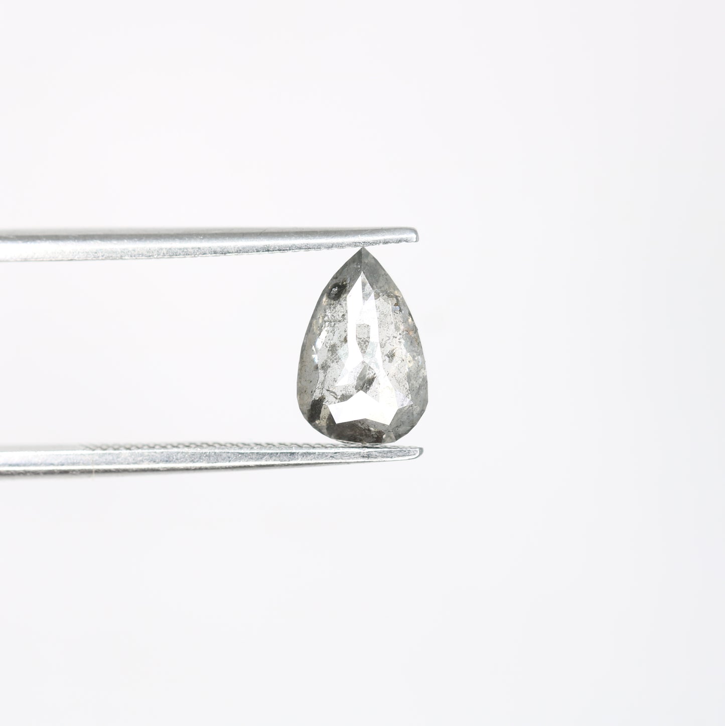 1.2 CT Pear Shape Salt And Pepper Diamond For Wedding Jewelry | Gift For Sister | Gift For Girl Friend - JayKrishna Diamond