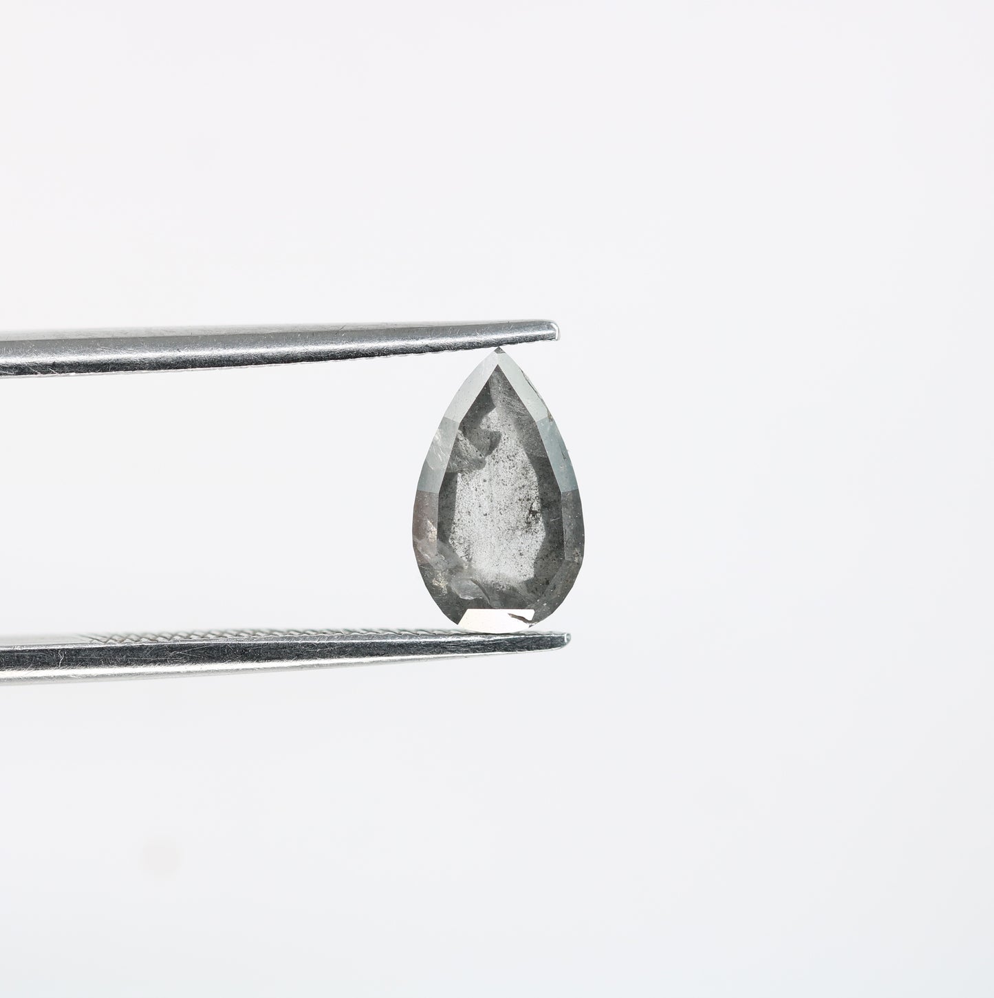 1.19 CT Fancy Salt And Pepper Pear Shape Diamond For Wedding Ring | Gift For Her - JayKrishna Diamond