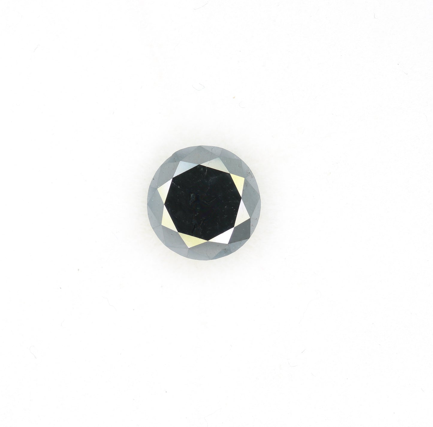 1.67 CT Brilliant Cut Black Round Diamond For Engagement Ring - JayKrishna Diamond