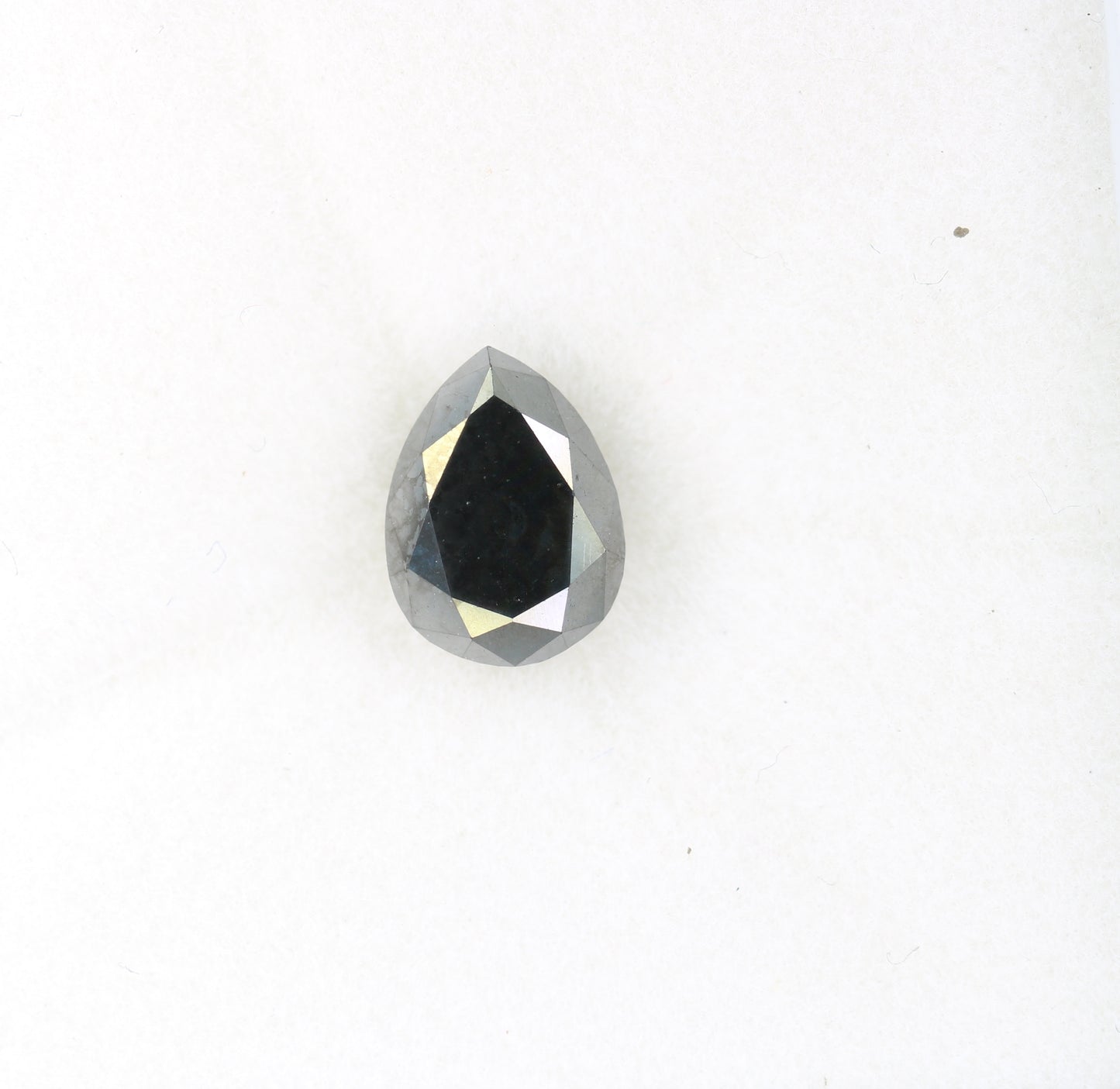 1.48 CT Fancy Black Pear Diamond For Wedding Ring - JayKrishna Diamond