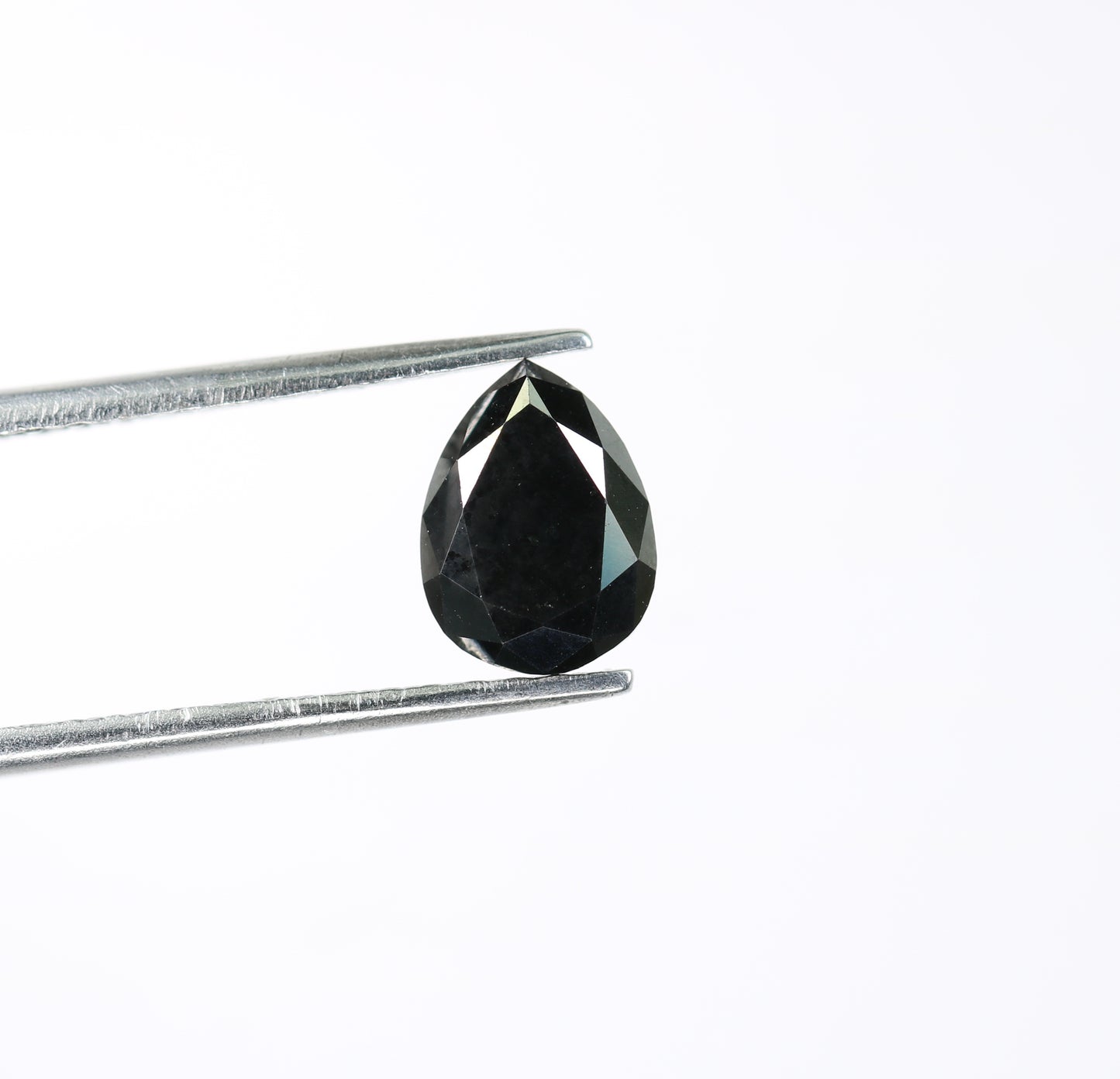 1.48 CT Fancy Black Pear Diamond For Wedding Ring - JayKrishna Diamond