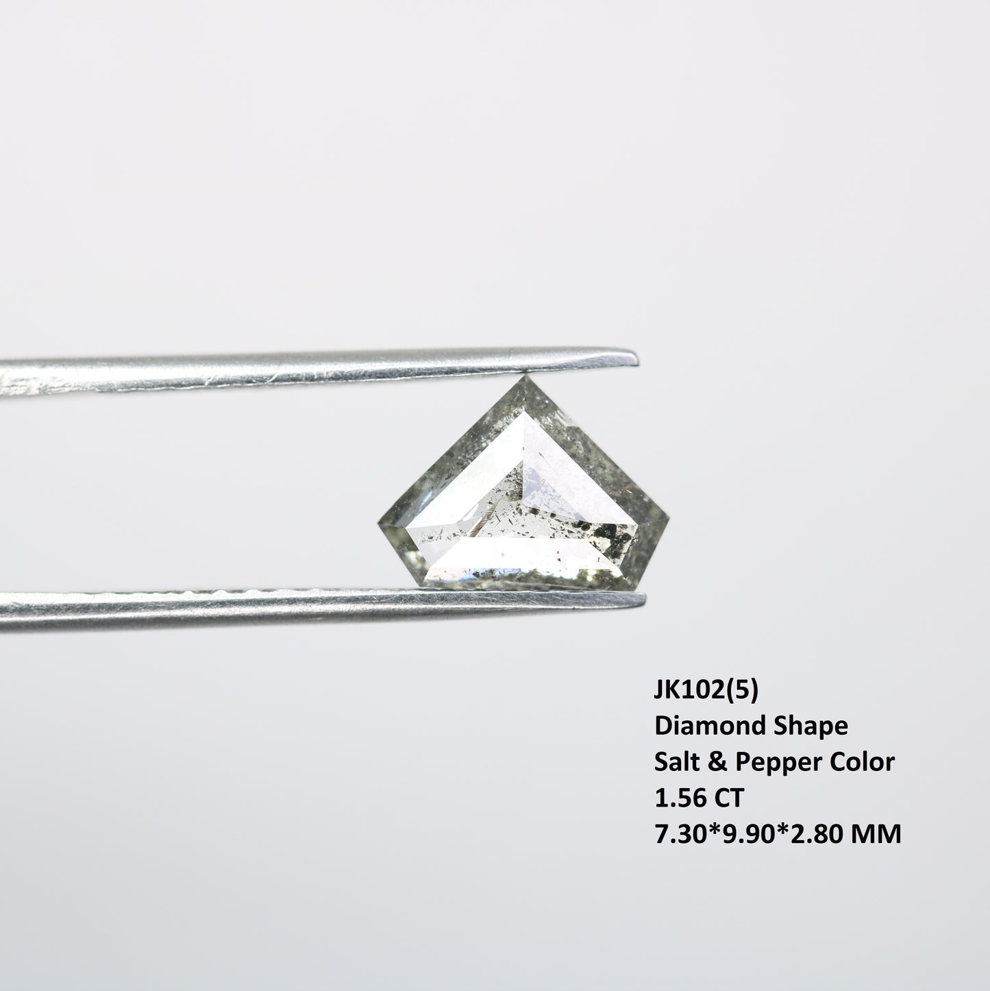 1.56 CT Fancy Salt And Pepper Unique Diamond For Statement Jewelry | Diamond Pendant | Gift For Her - JayKrishna Diamond