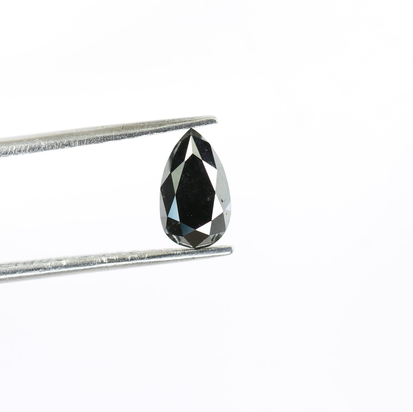 1.18 CT Pear Shape Natural Loose Black Diamond For Wedding Ring - JayKrishna Diamond