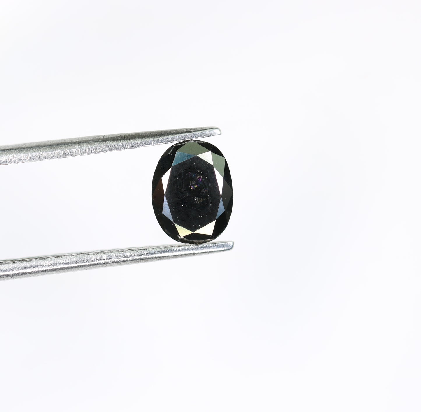 1.03 CT Black Oval Shape Natural Loose Diamond For Making Beautiful Jewelry - JayKrishna Diamond