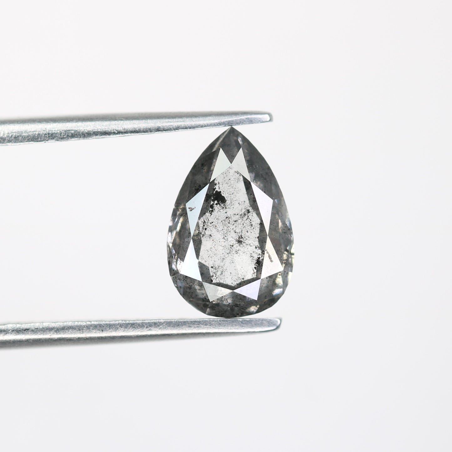 1.16 CT Fancy Salt And Pepper Pear Shape Natural Diamond For Wedding Ring | Engagement Ring - JayKrishna Diamond