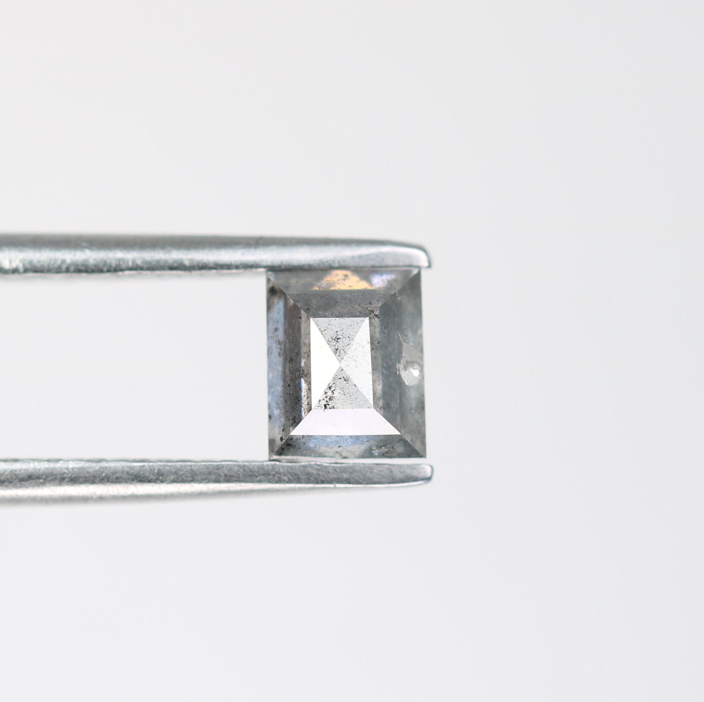 0.61 CT Classy Square Shape Salt and Pepper Diamond for Elegant Wedding Jewelry: Stunning Engagement Ring Option - JayKrishna Diamond