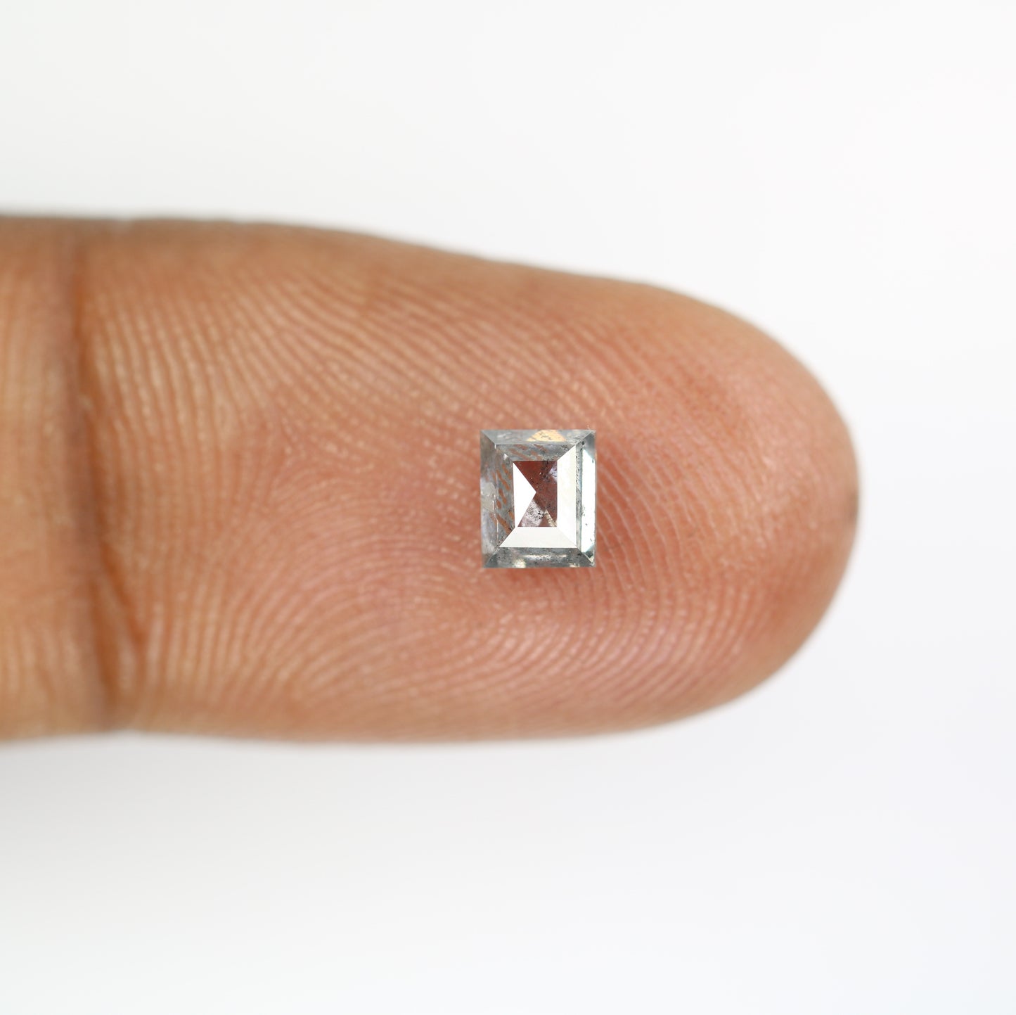 0.61 CT Classy Square Shape Salt and Pepper Diamond for Elegant Wedding Jewelry: Stunning Engagement Ring Option - JayKrishna Diamond