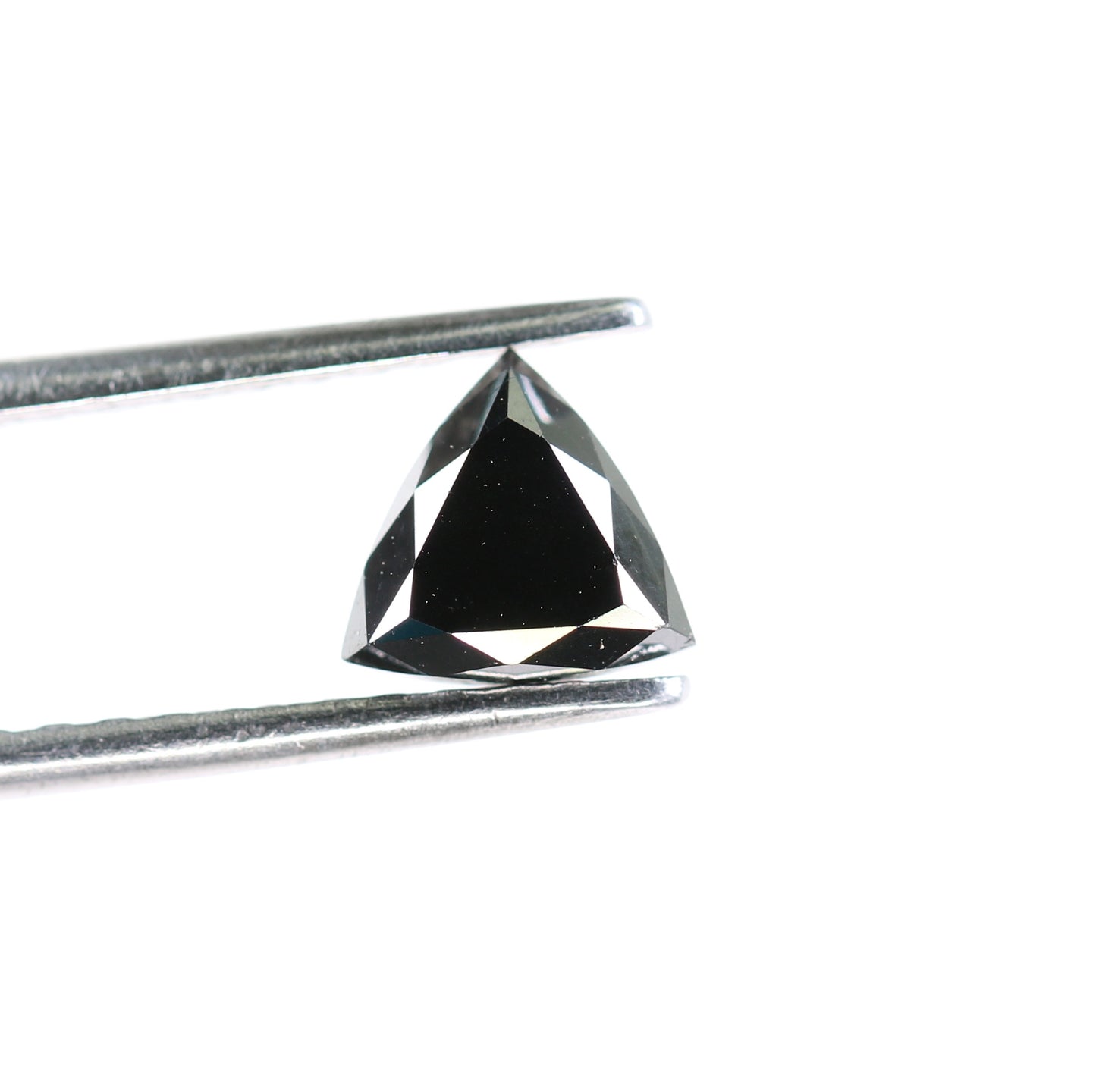 1.13 CT Natural Loose Black Treated Triangle Diamond For Wedding Ring - JayKrishna Diamond