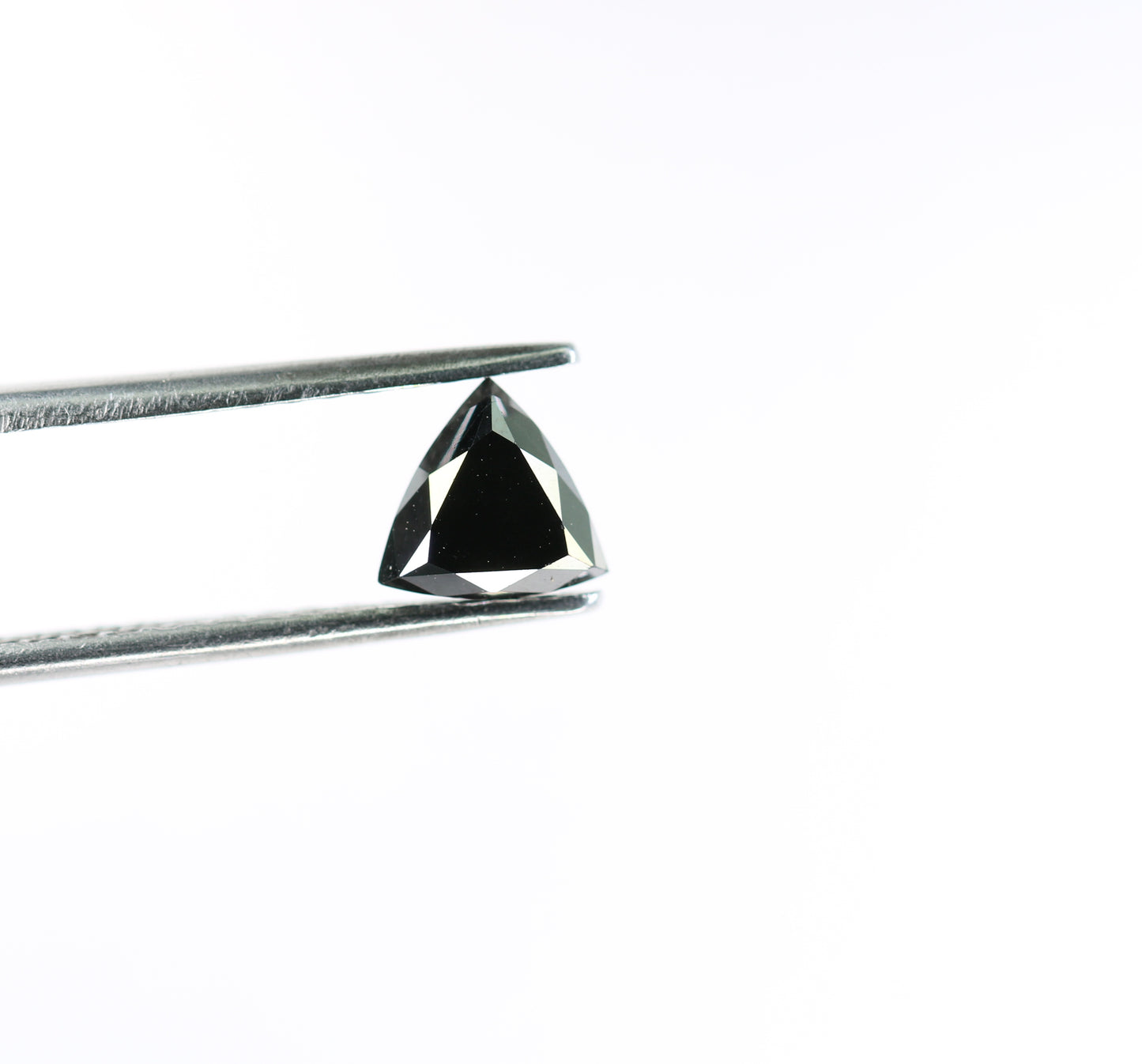 1.13 CT Natural Loose Black Treated Triangle Diamond For Wedding Ring - JayKrishna Diamond