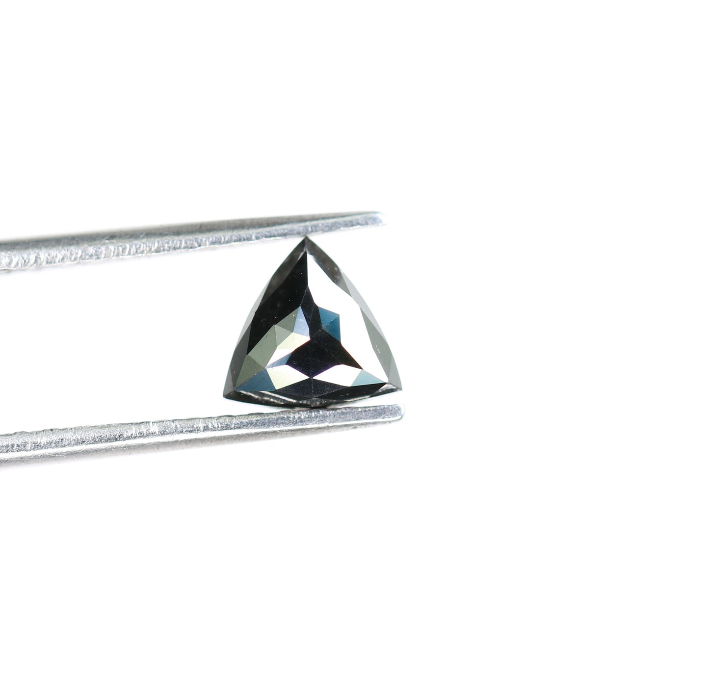 1.13 CT Natural Loose Black Treated Triangle Diamond For Wedding Ring - JayKrishna Diamond
