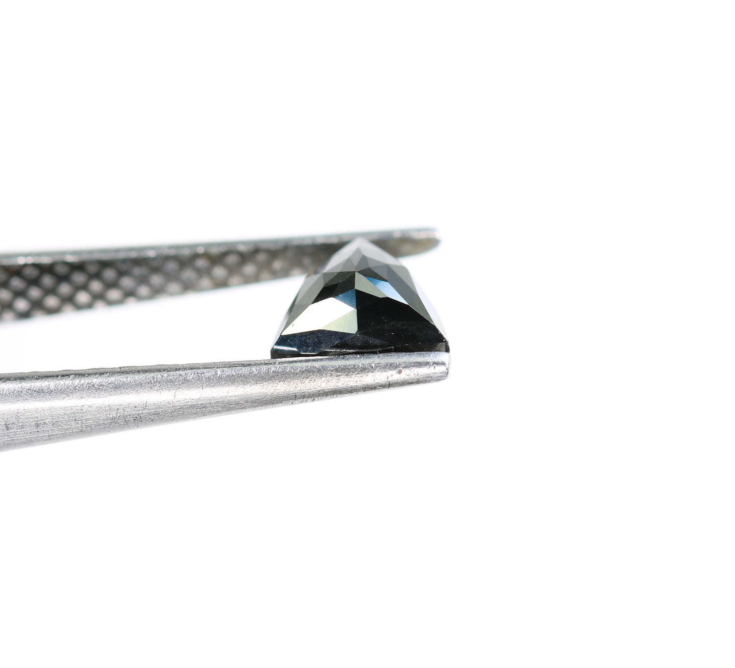 1.13 CT Natural Loose Black Treated Triangle Diamond For Wedding Ring - JayKrishna Diamond