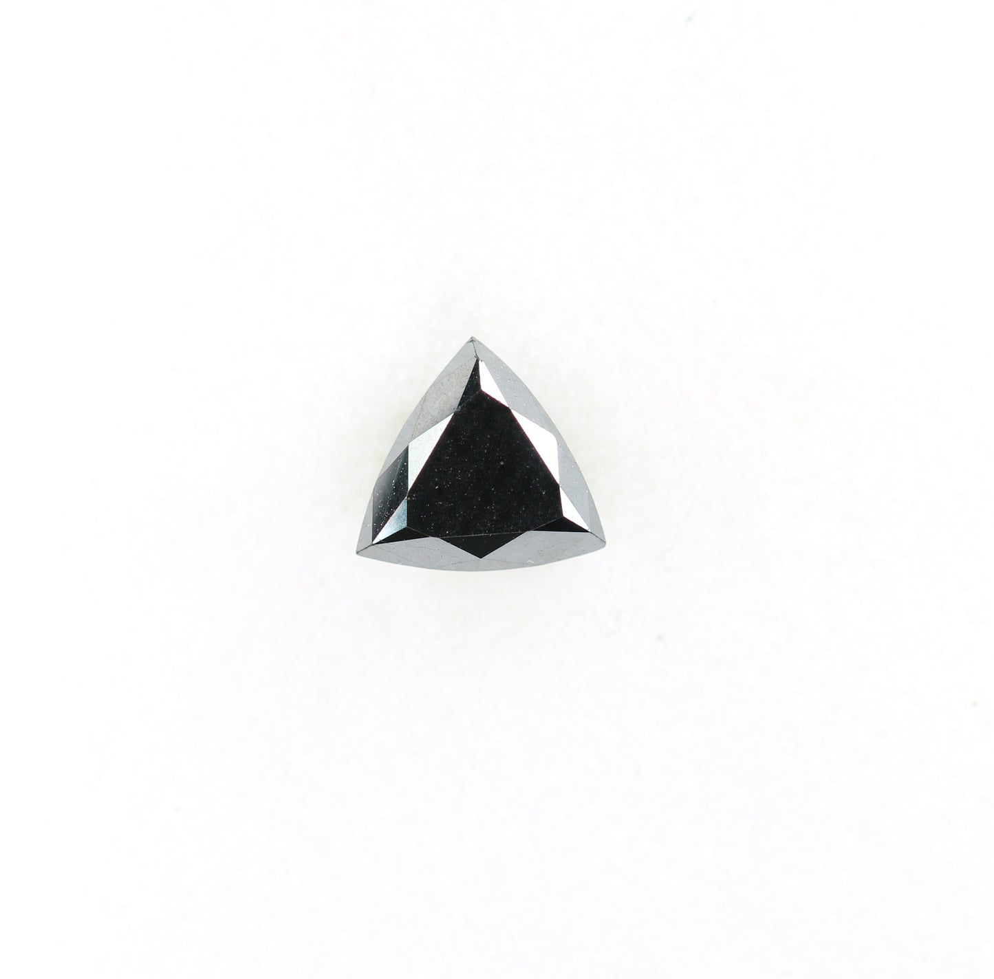 1.13 CT Natural Loose Black Treated Triangle Diamond For Wedding Ring - JayKrishna Diamond