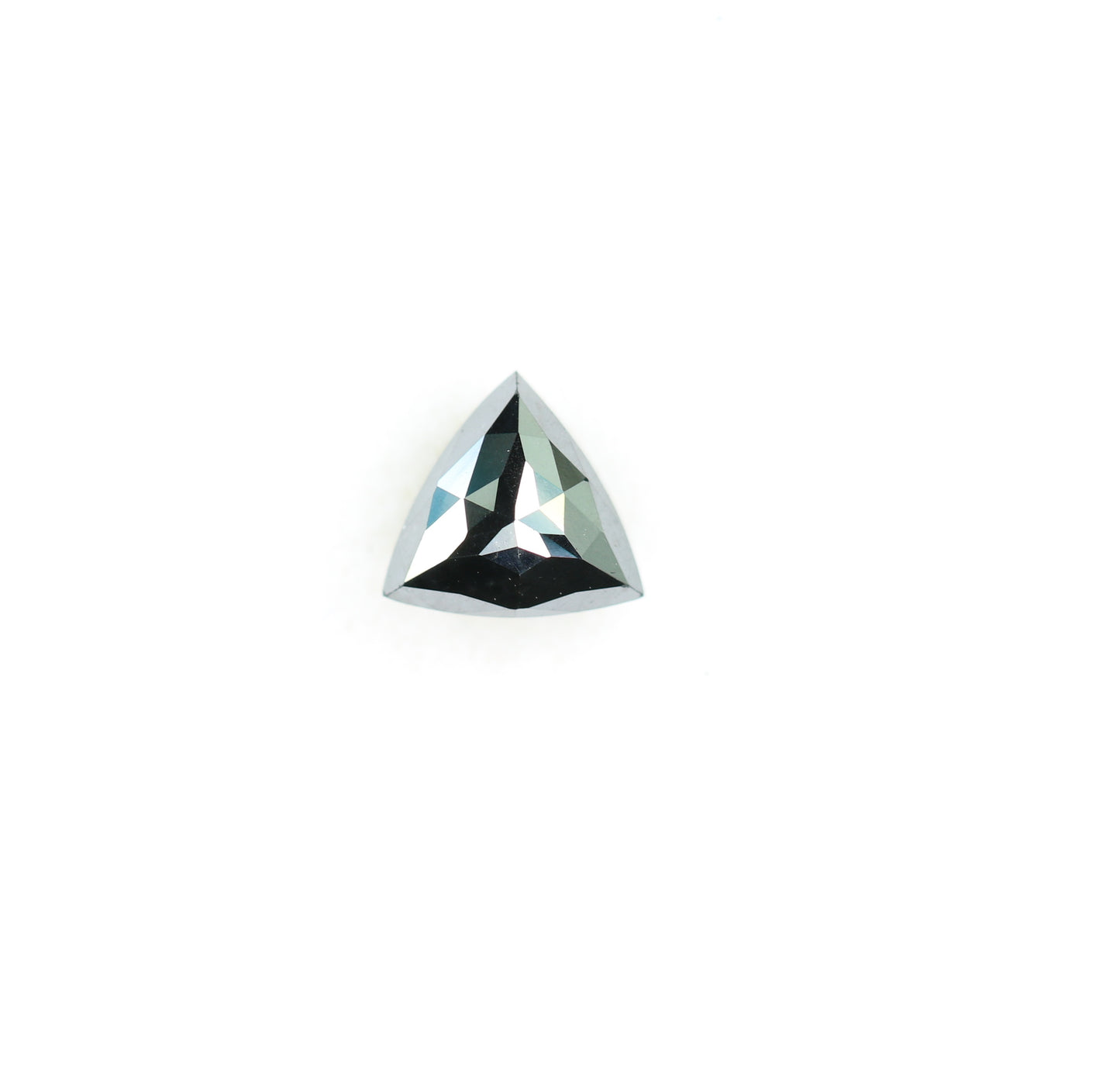 1.13 CT Natural Loose Black Treated Triangle Diamond For Wedding Ring - JayKrishna Diamond