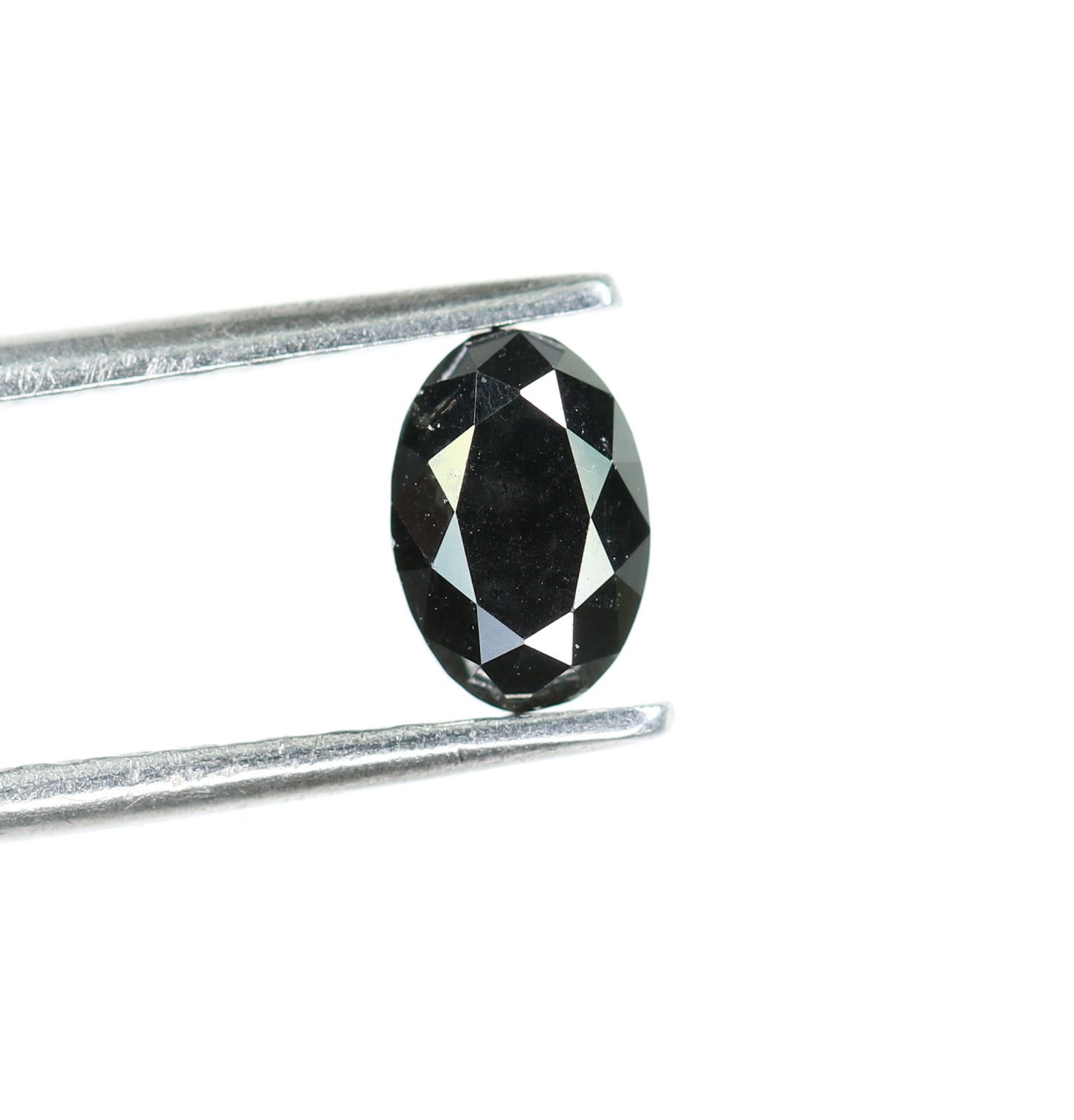 0.63 CT Full Black Oval Shape Natural Loose Diamond for a Timeless Wedding Ring: Distinctive Gemstone Jewelry Piece - JayKrishna Diamond