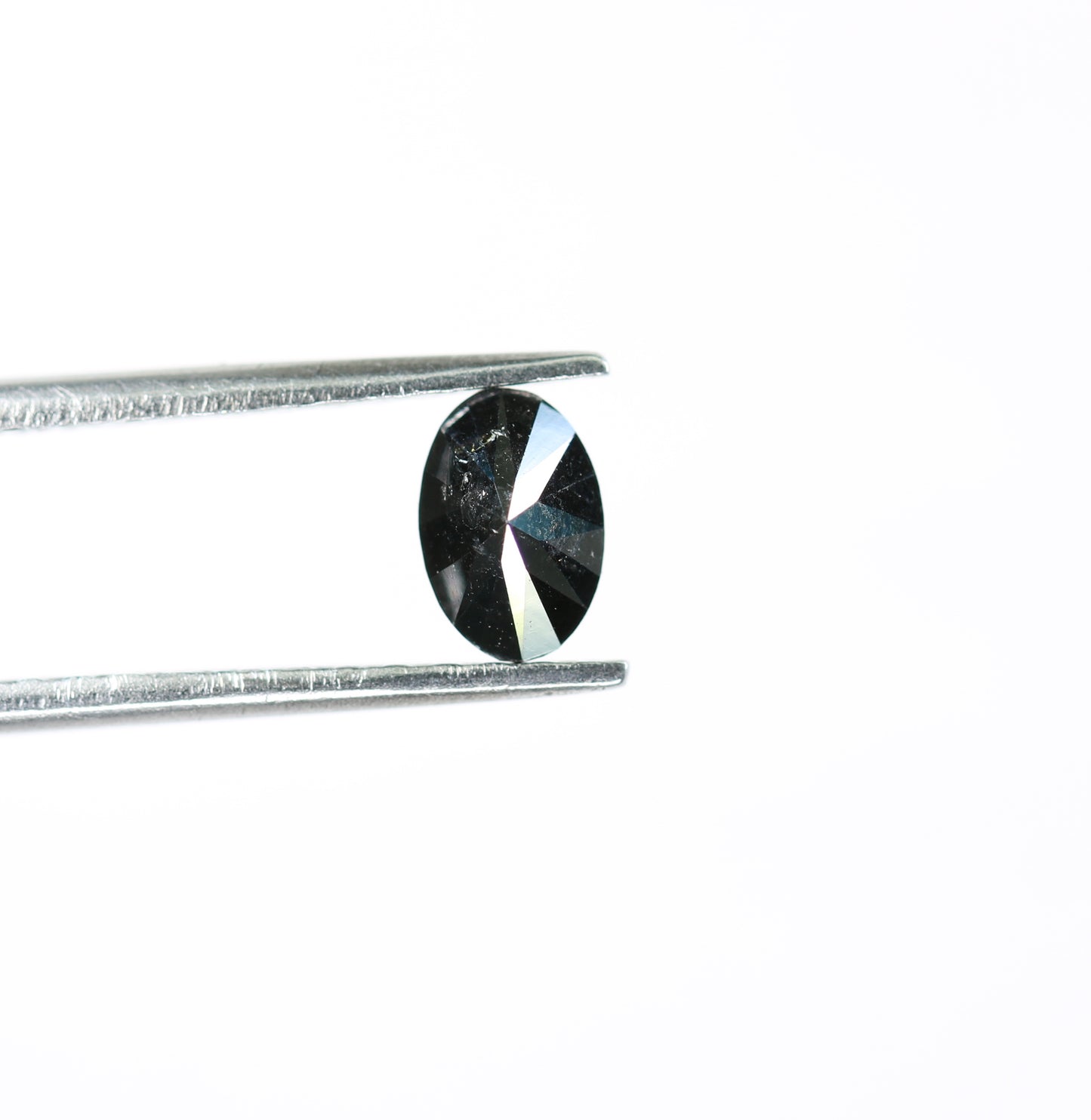0.63 CT Full Black Oval Shape Natural Loose Diamond for a Timeless Wedding Ring: Distinctive Gemstone Jewelry Piece - JayKrishna Diamond