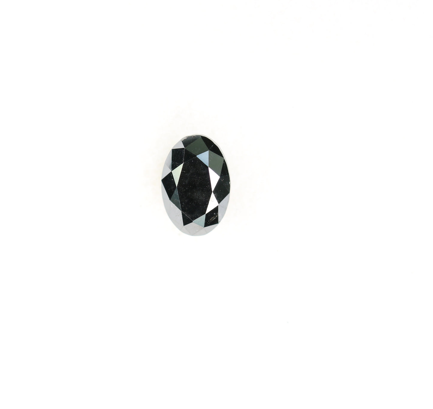 0.63 CT Full Black Oval Shape Natural Loose Diamond for a Timeless Wedding Ring: Distinctive Gemstone Jewelry Piece - JayKrishna Diamond