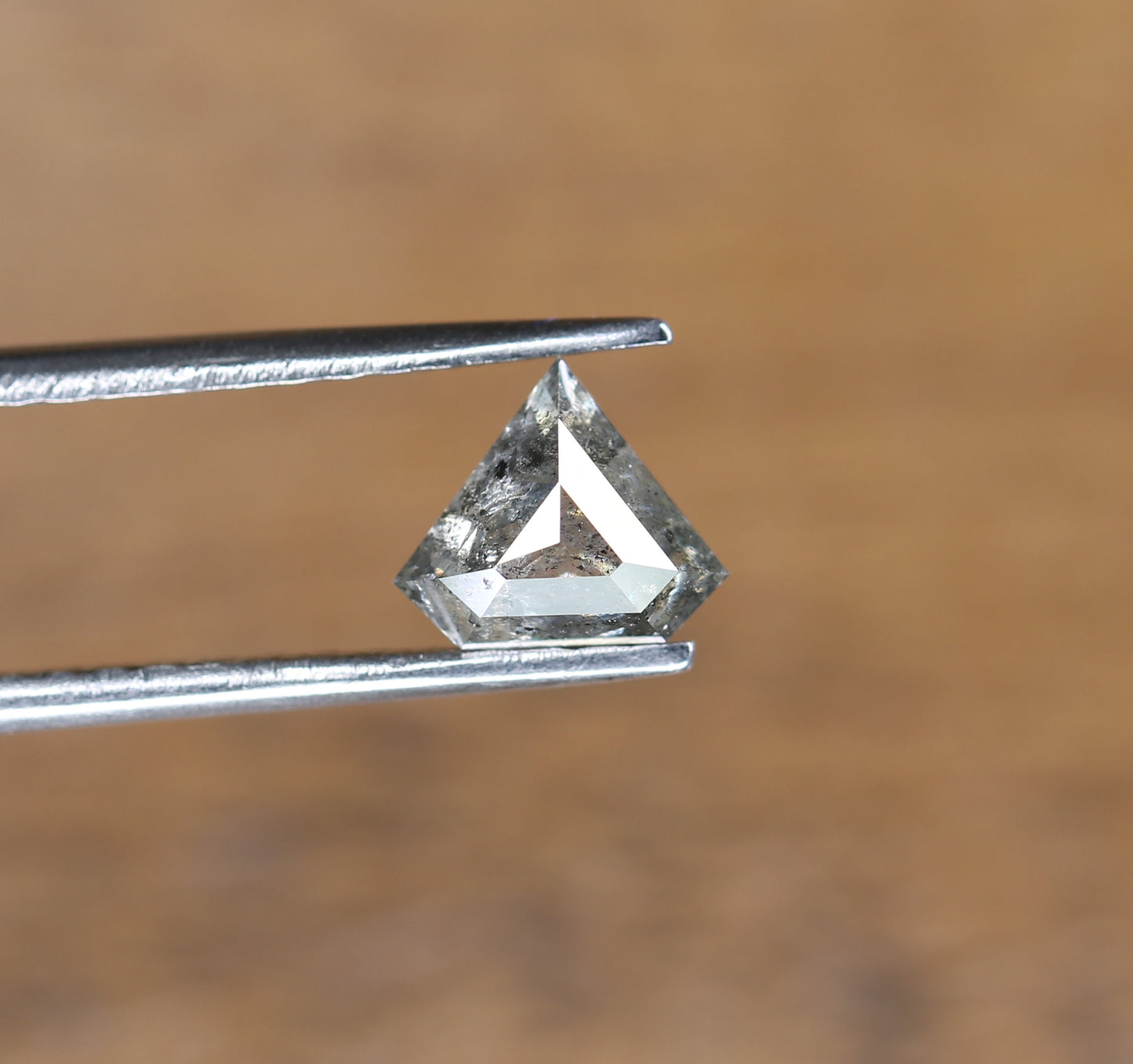 0.84 CT Salt And Pepper Diamond For Engagement Ring | Wedding Ring - JayKrishna Diamond