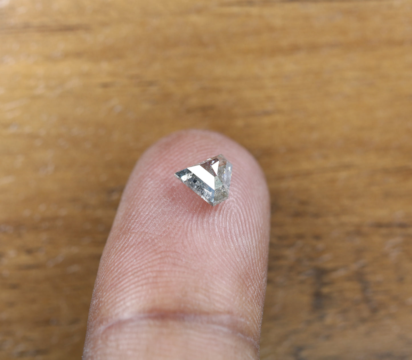 0.84 CT Salt And Pepper Diamond For Engagement Ring | Wedding Ring - JayKrishna Diamond