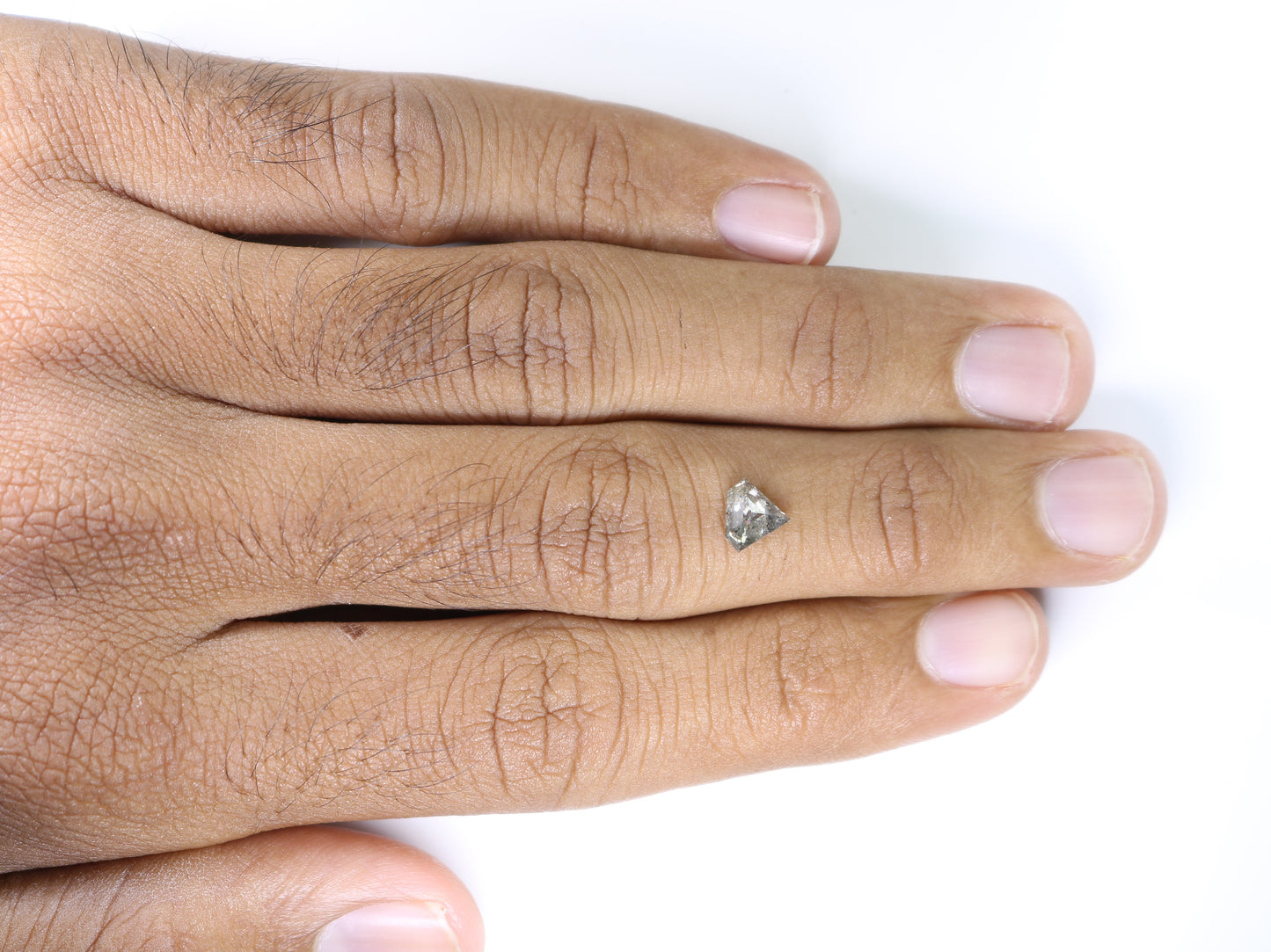 0.84 CT Salt And Pepper Diamond For Engagement Ring | Wedding Ring - JayKrishna Diamond