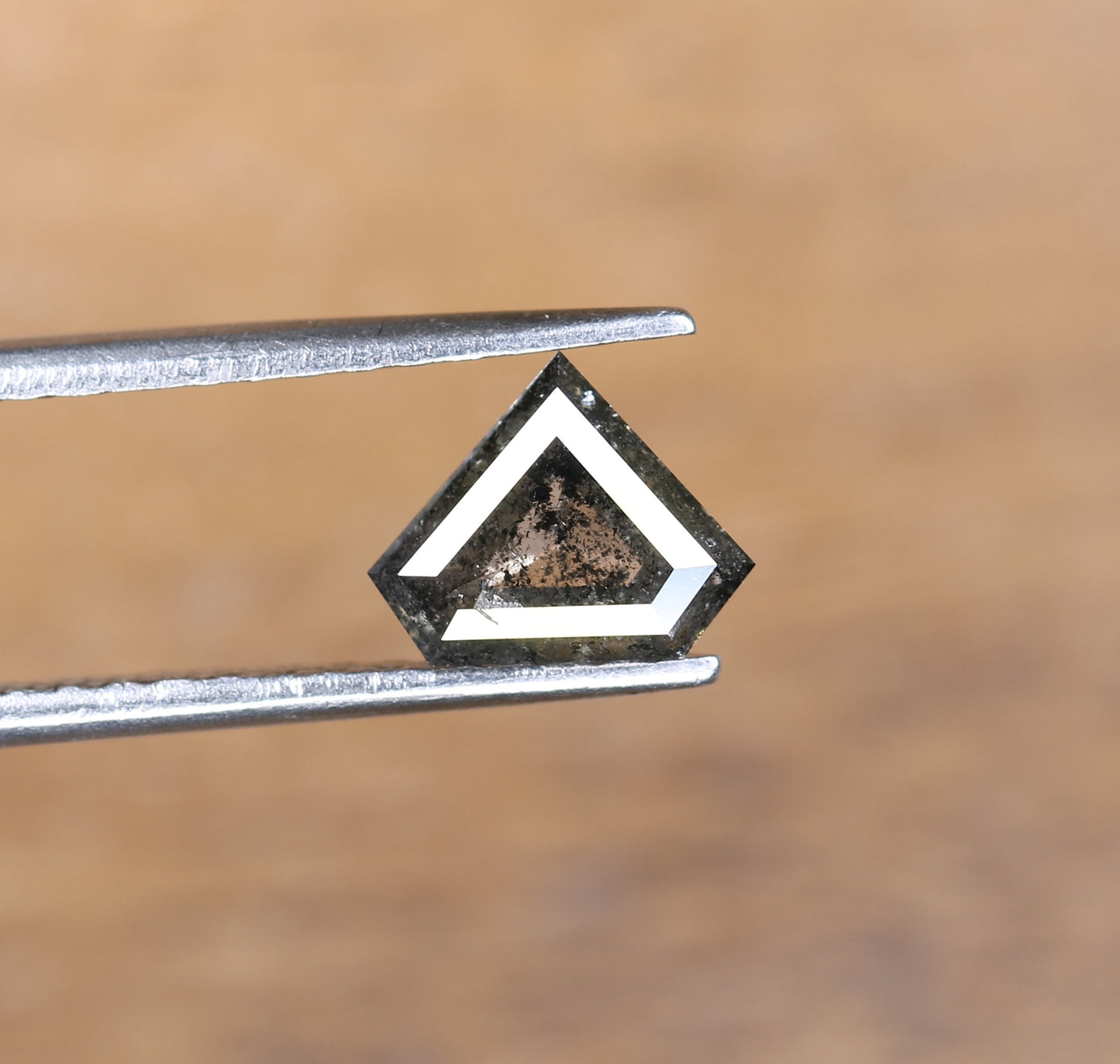 0.88 CT Salt And Pepper Rustic Diamond For Proposal Ring | Engagement Ring | Gift For Girl Friend - JayKrishna Diamond