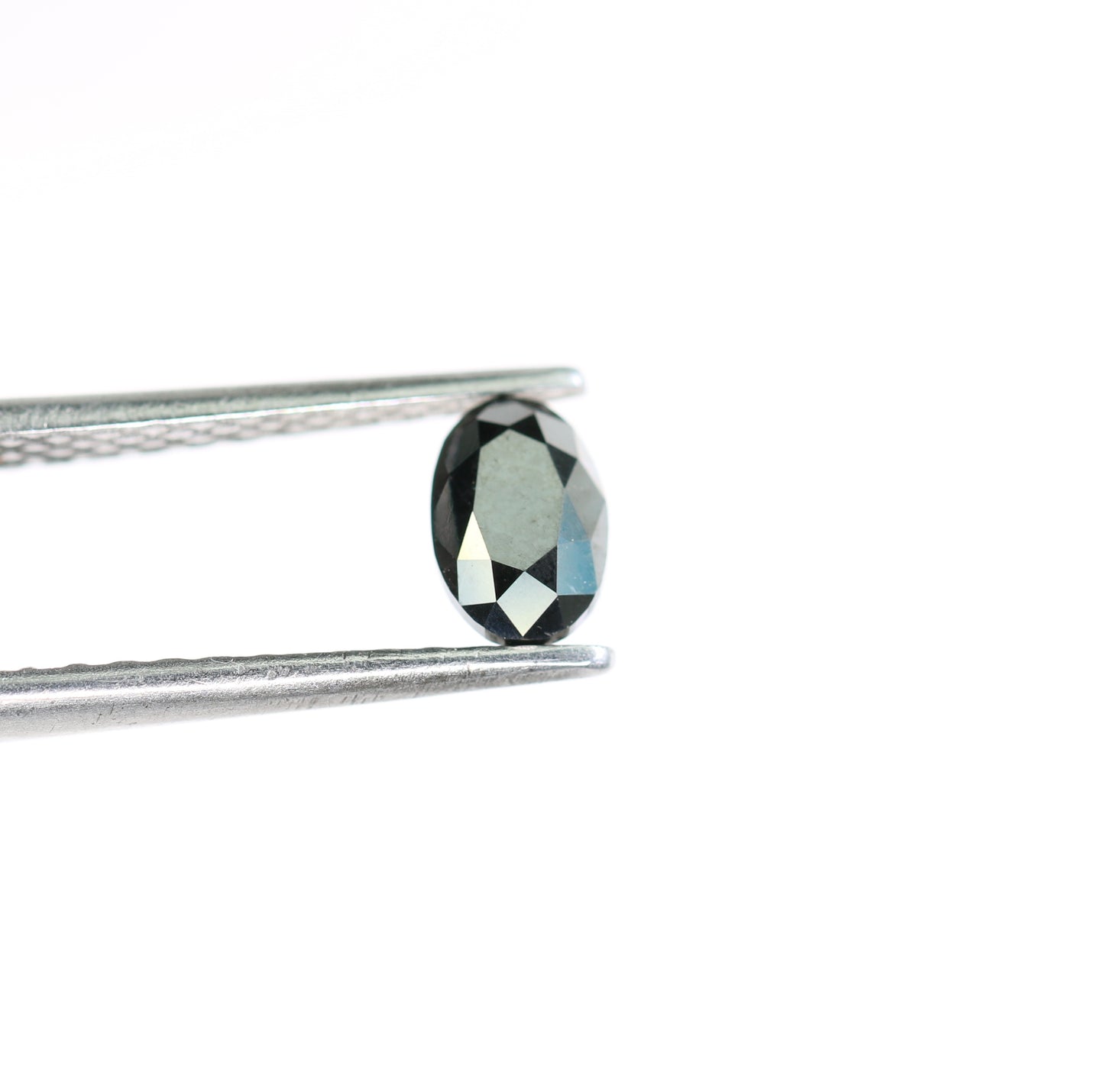 0.68 CT Black Oval Treated Diamond For Making Beautiful Engagement Ring - JayKrishna Diamond