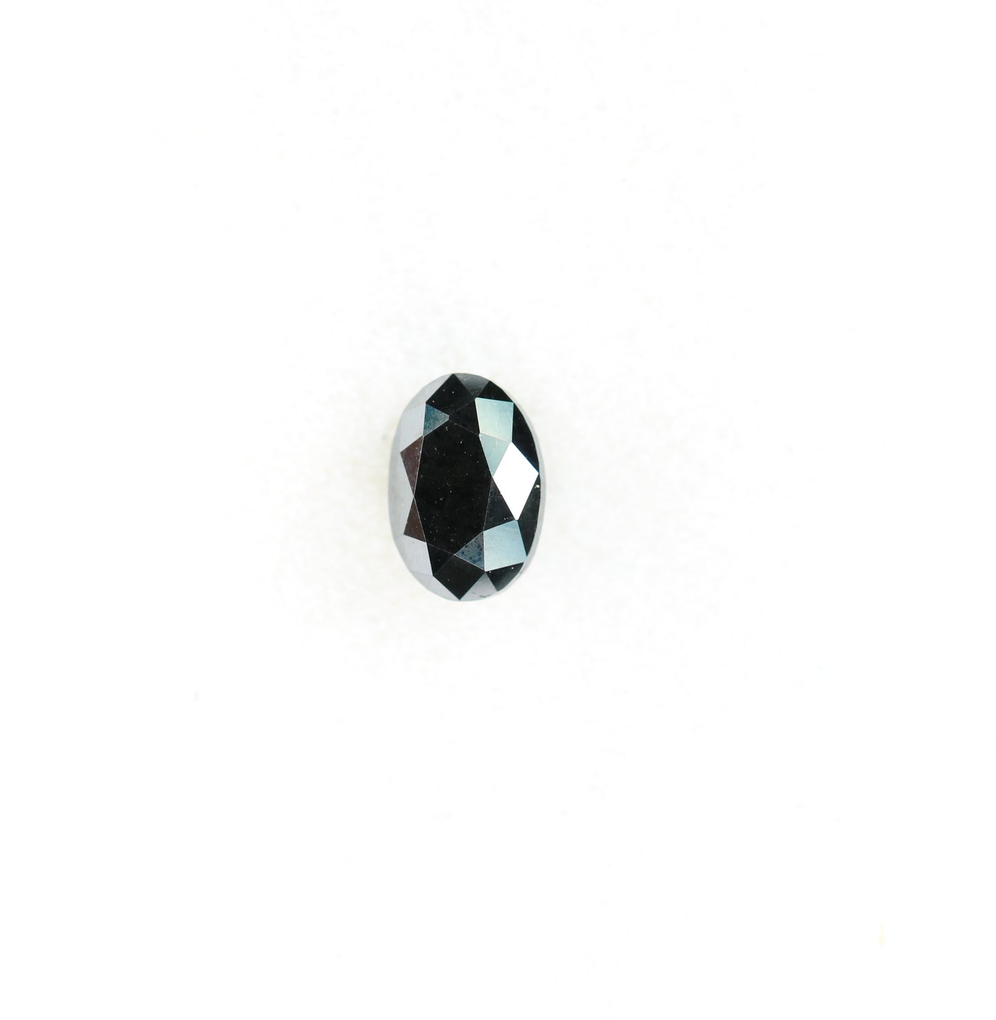 0.68 CT Black Oval Treated Diamond For Making Beautiful Engagement Ring - JayKrishna Diamond