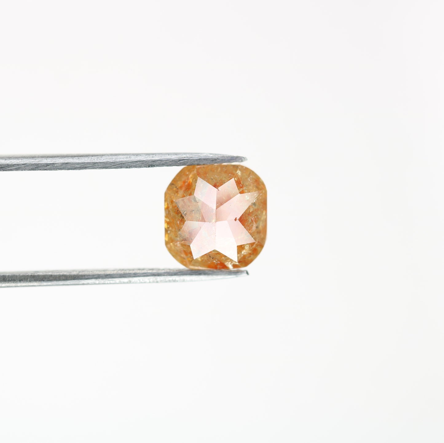 3.46 CT Natural Loose Peach Color Cushion Shape Diamond for Engagement Ring - JayKrishna Diamond