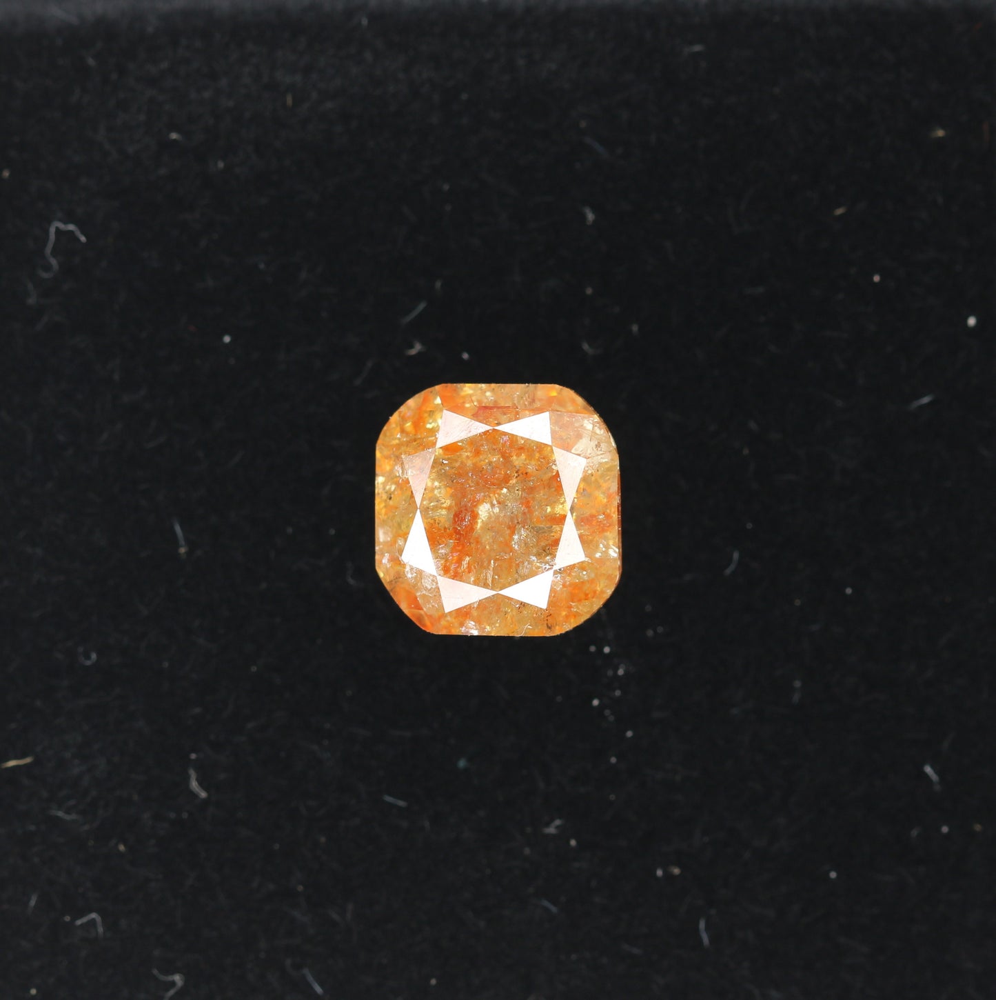3.46 CT Natural Loose Peach Color Cushion Shape Diamond for Engagement Ring - JayKrishna Diamond