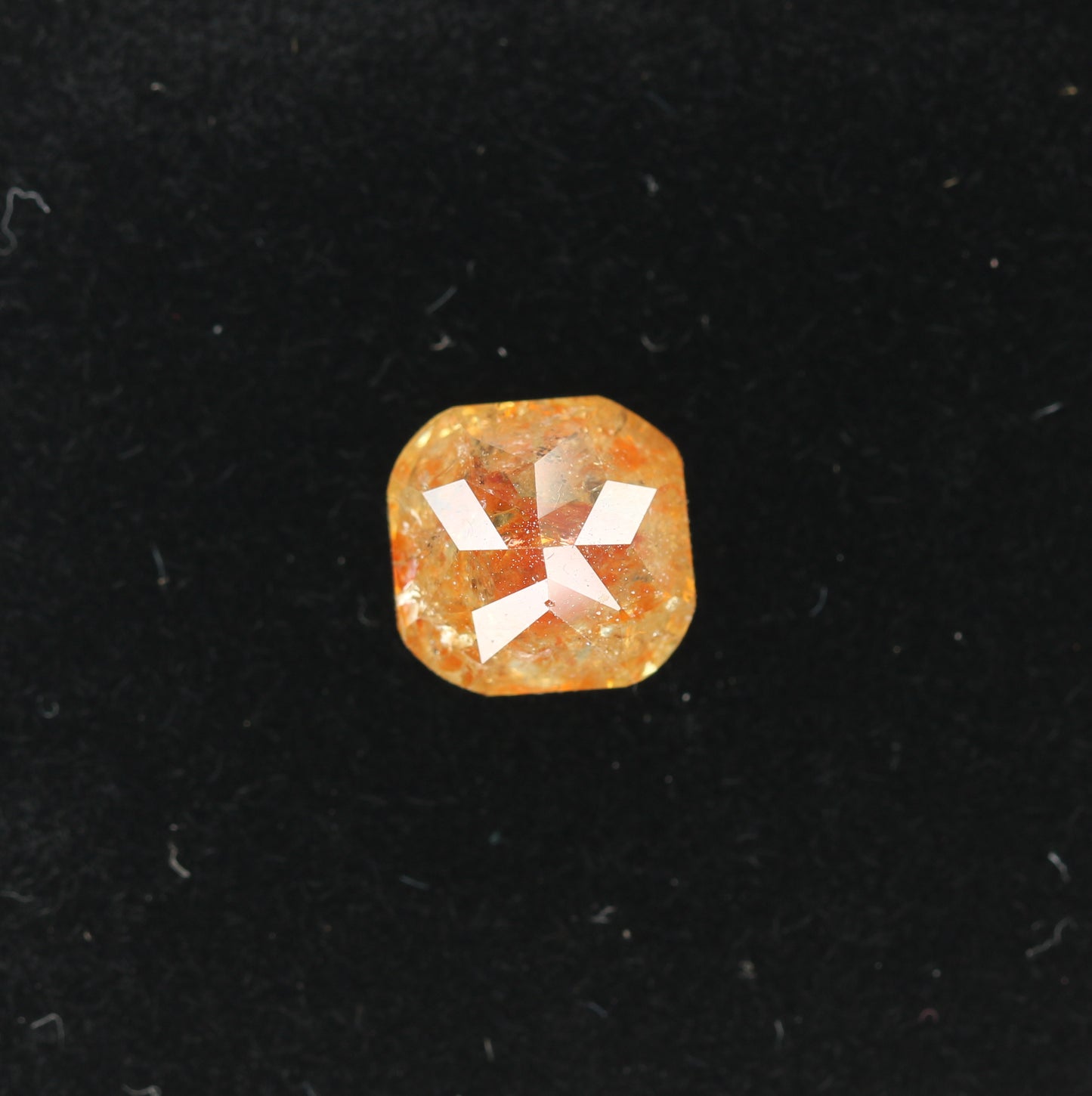 3.46 CT Natural Loose Peach Color Cushion Shape Diamond for Engagement Ring - JayKrishna Diamond