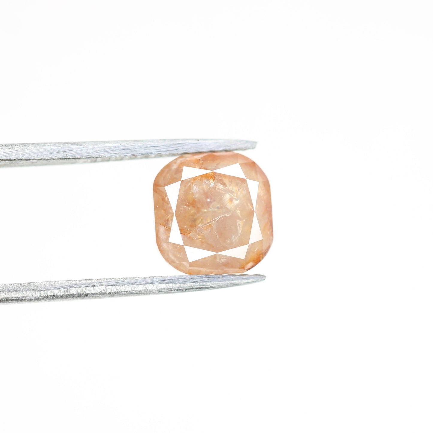 2.85 CT Natural Loose Peach Color Cushion Shape Diamond for Engagement Ring - JayKrishna Diamond
