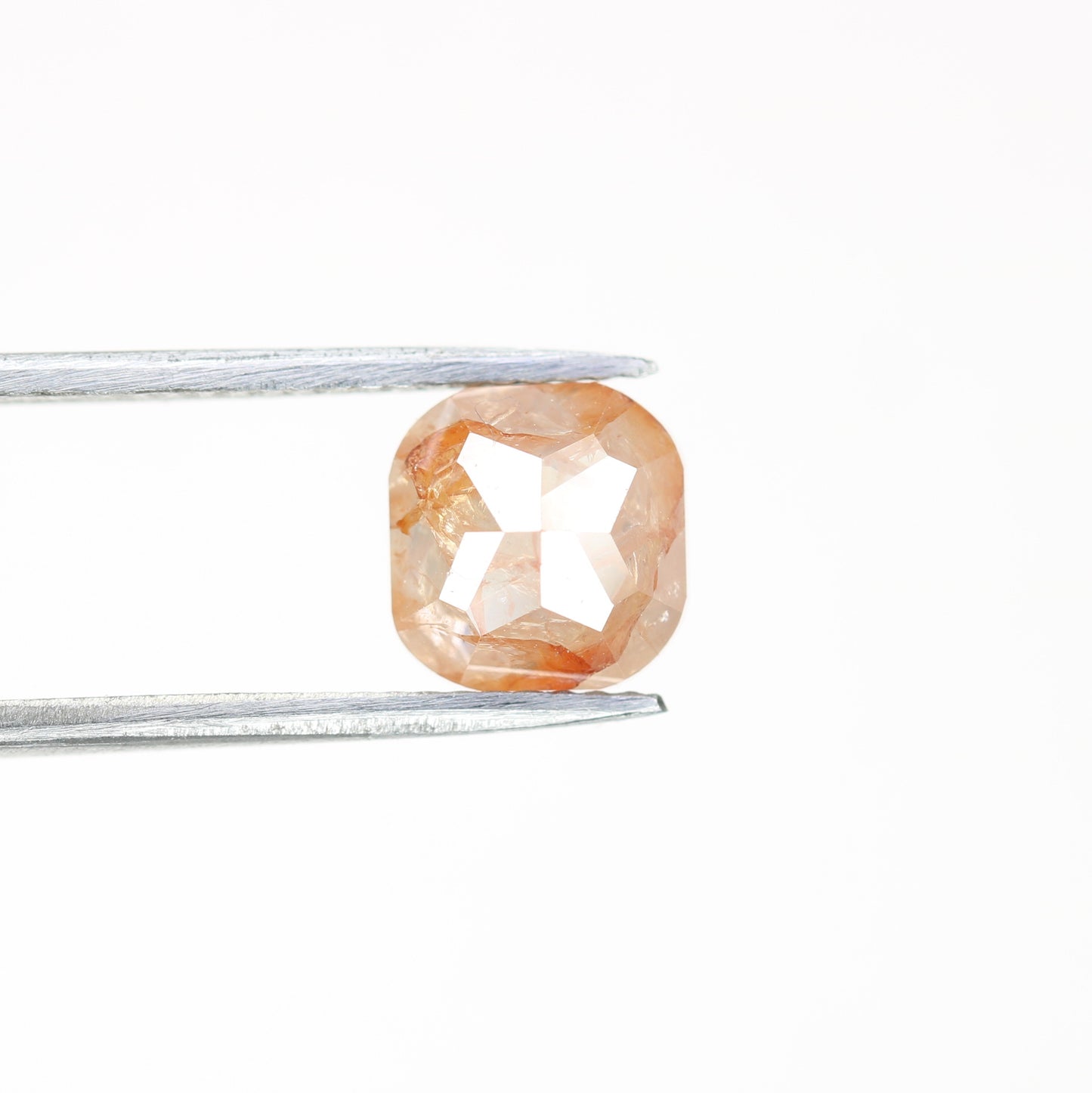 2.85 CT Natural Loose Peach Color Cushion Shape Diamond for Engagement Ring - JayKrishna Diamond