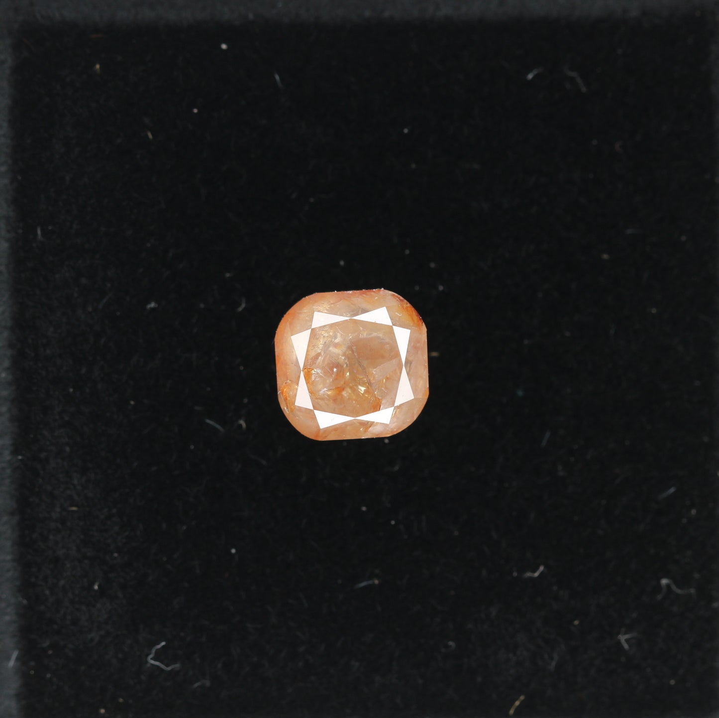 2.85 CT Natural Loose Peach Color Cushion Shape Diamond for Engagement Ring - JayKrishna Diamond