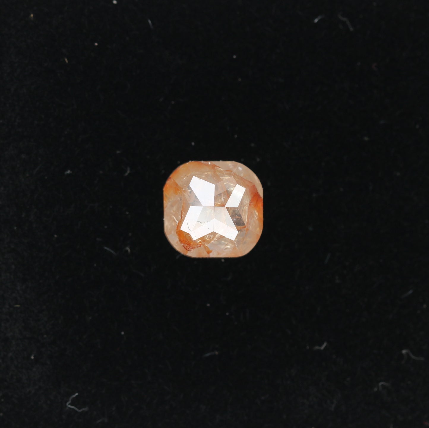 2.85 CT Natural Loose Peach Color Cushion Shape Diamond for Engagement Ring - JayKrishna Diamond