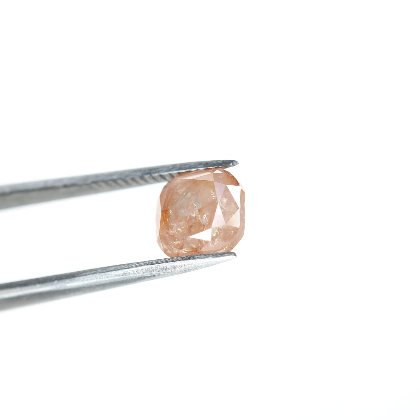 2.85 CT Natural Loose Peach Color Cushion Shape Diamond for Engagement Ring - JayKrishna Diamond